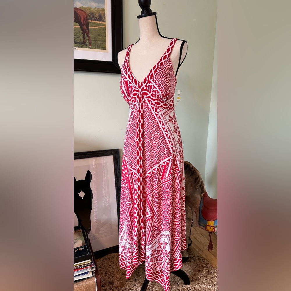 NWT I.N.C. Ocean’s Tale Midi Dress-Sz-Medium